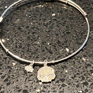 HARLEY DAVIDSON STAINLESS STEEL LADIES SKULL BANGLE BRACELET